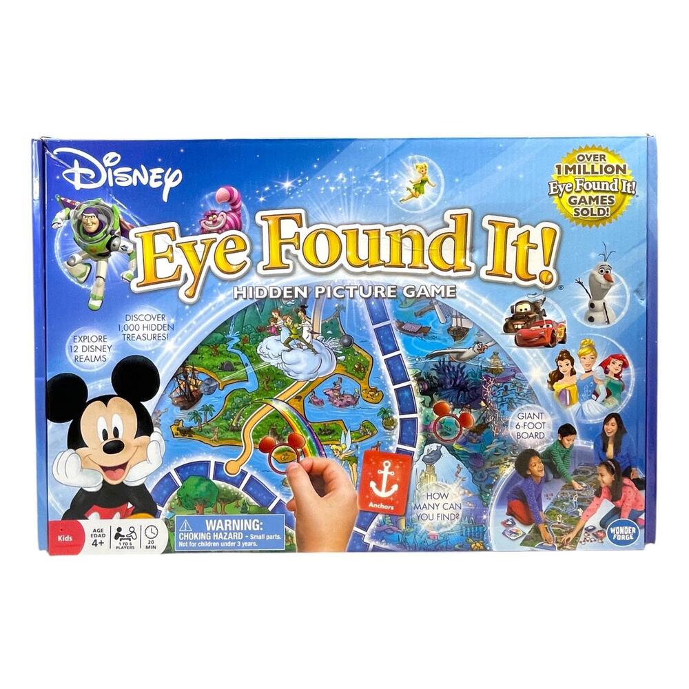 Disney Eye Found It Hidden Picture Game 2017 Complete Giant Board Minor Box Wear